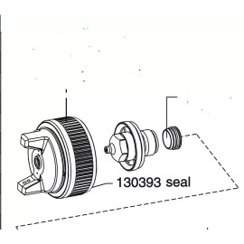 SATA Jet 100, 1000 B, and 1500 SoLV   Air Cap Seal Ring (130393)  OEM!!