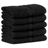 Ample Decor Wash Cloth Set of 5 100% Cotton -
