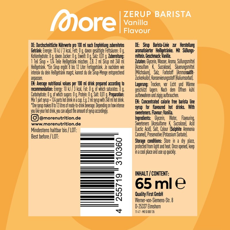 MORE Barista Zerup, Mixed Pack of 6 Bundles, 6 x