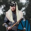 Newcotte 2 Pcs Halloween Viking Fur Costume Set Faux Fur
