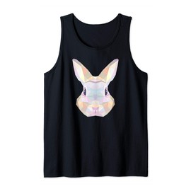 Funny Easter Day Tee Bunny Rabbit Ears Egg Cute Men Women Tank Top