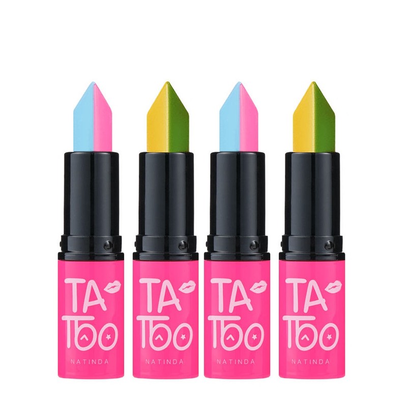 Natinda [Set of 2] Natinda Reversal Magic Tattoo Lipstick Reversal