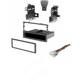 Single DIN Car Stereo Install Kit and Wire Harness Made for Honda: 1998-2002 Accord, 1999-2000 Civic, 1996-2006 CR-V, 2003-2004 Element; 05-11 Element (LX Trim only), 99-04 Odyssey, 99-01 Prelude