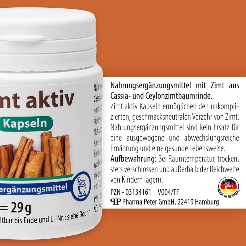 Pharma-Peter Cinnamon Active, 60 Capsules