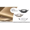 LICHT DISCOUNT LED Recessed Spotlight Black Swivelling 230 V 4.5