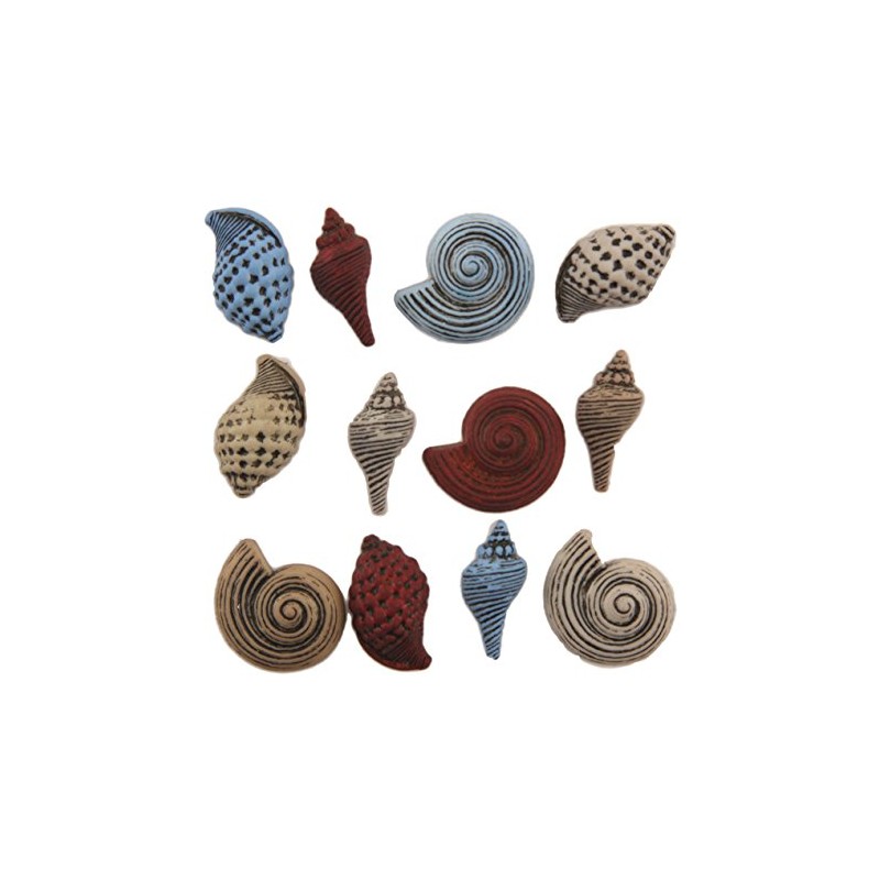 Buttons Galore - Juego de 6 botones náuticos surtidos para