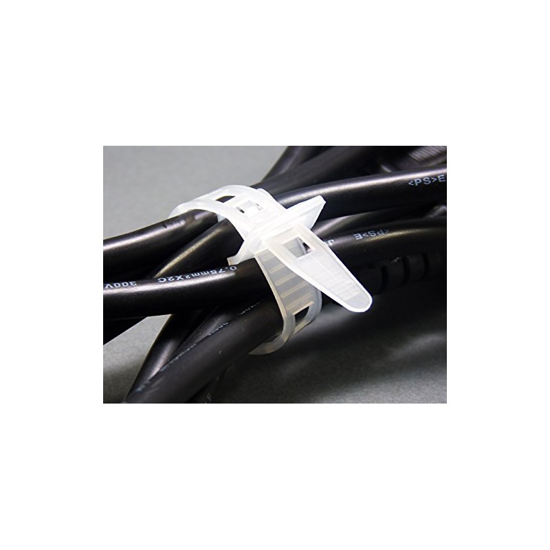 Techno Banes TSTA157PK-W0-20 Cable Ties 6.2 inches (15.7 cm), Pack