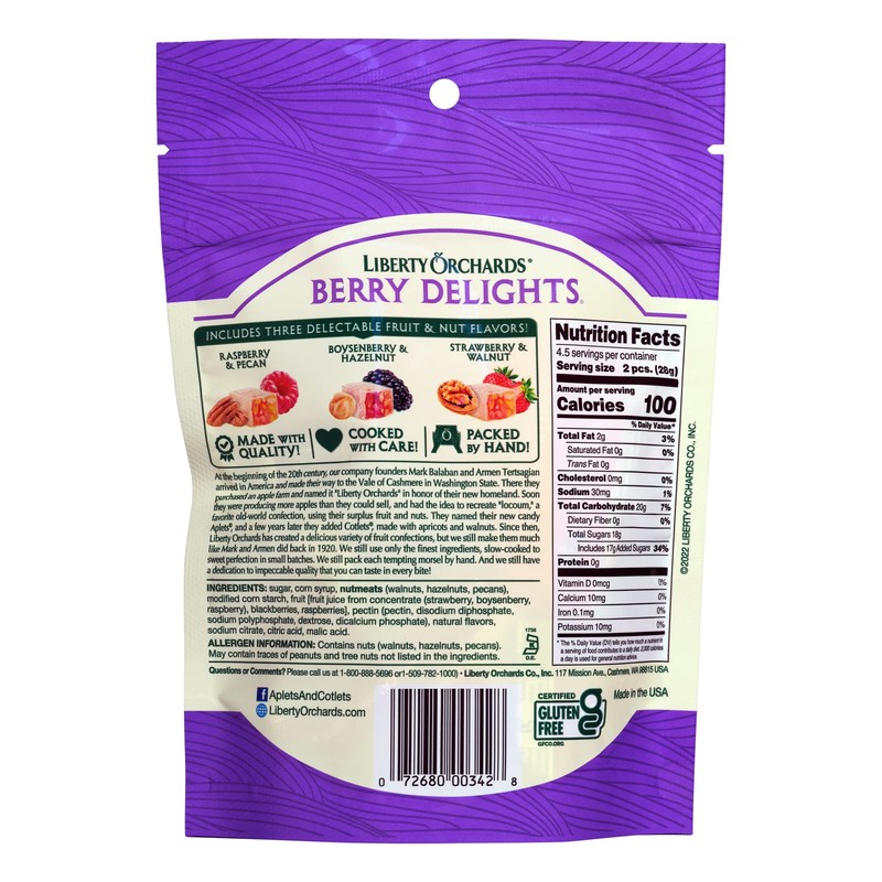Liberty Orchards New Berry Delights Package! - Sweet and Vegan