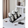 Coffee Cup Holder, Cup and Lid Dispenser with Stand, Disposable