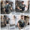 BAIGIO Tactical Sling Backpack Bag for Men Molle Crossbody Shoulder