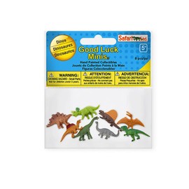 Safari Ltd. | Dino Fun Pack - 8 Pieces | Good Luck Minis Collection | Miniature Toys for Boys & Girls
