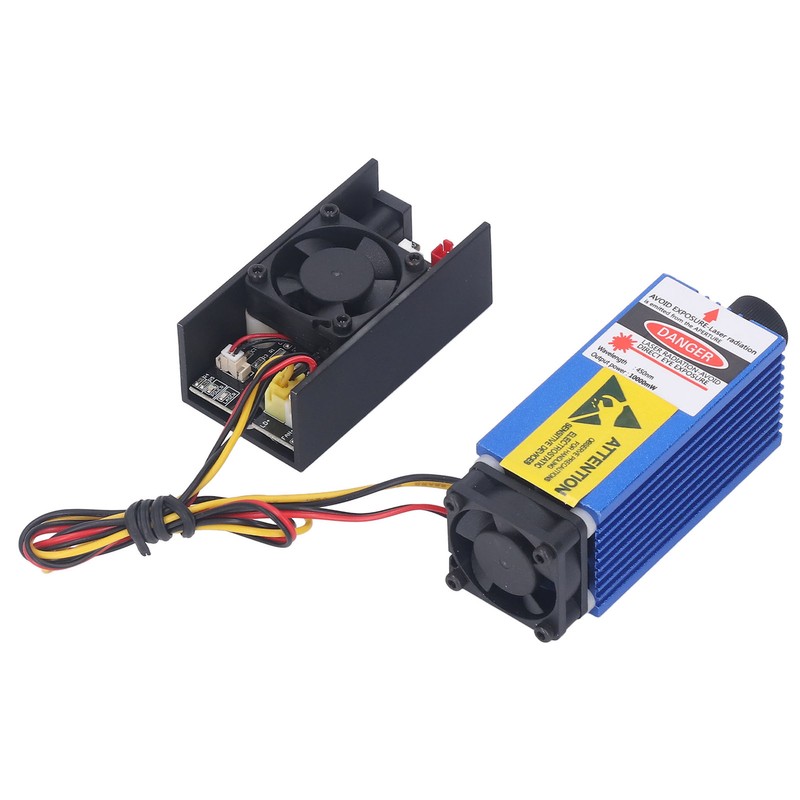 12V 10W Engraver Laser Module Focusable Engraving Machine Blue Light