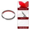 uxcell Silver Metalized Brushed Finish Molding Trim, Peel and Stick