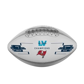 Wilson Tampa Bay Buccaneers Super Bowl LV 55 Champions Commemorative Metallic Football