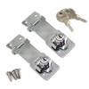 Zinc Alloy Lock Hasp with Key 3 Inch Padlock Hasp