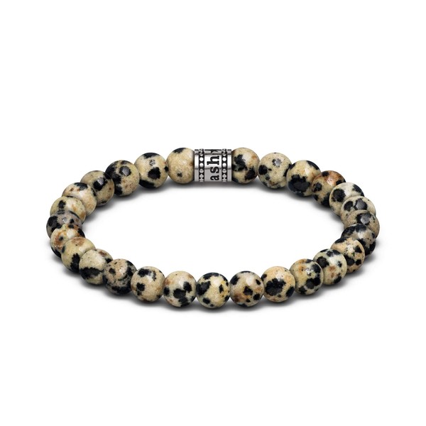 Ash & Jade Dalmatian Jasper & 925 Sterling Silver -