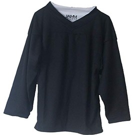 JAMM Reversible Practice Jersey (Black/White, SR L)
