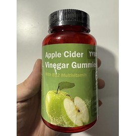 Yvbovia Apple Cider Vinegar Gummies with B12, Gluten Free, Vegan, Non-GMO, 60 Count