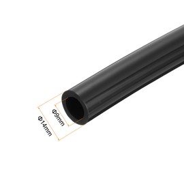 uxcell Silicone Tubing, 9mm ID x 14mm OD 9.8ft Silicone Rubber Tube Air Hose Water Pipe for Pump Transfer Black