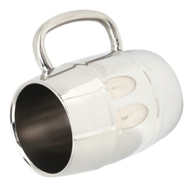 Jarra de Cerveza Grande de Barril - Taza Creativa Stein de Acero Inoxidable 304 - Para Café, Té, Leche y Cerveza