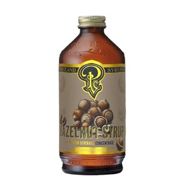 Portland Syrups Hazelnut Syrup – Flavoring for Coffee, Lattes, Cold Brew, Macchiatos, Cocktails, Desserts – Ideal for Drinks & Adding a Hazelnut Touch to Any Beverage – 12 oz, 24 servings (Pack of 1)