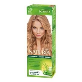 Naturia Permanent Hair Dye Cream - All the Good of Milk Proteins & Peach Extract - Premium Quality Hair Colour - Cream Hair Colour - Long Lasting Hair Colour - Beige Blonde - 100 g