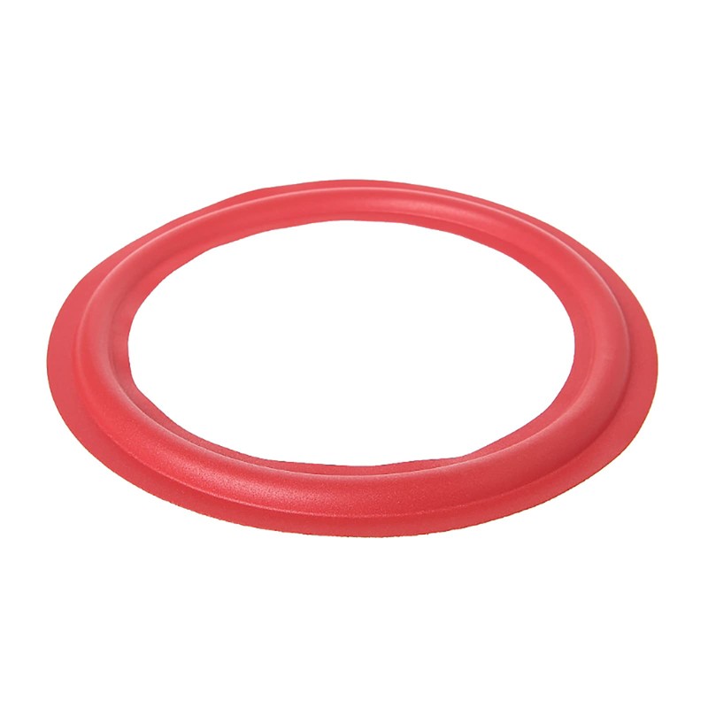 Cherjoury 2 Pieces 4/5/6.5/8/10/12 inch Red Speaker Foam Surround Subwoofer