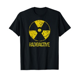 Funny Vintage Nostalgic Radioactive Nuclear War symbol shirt T-Shirt