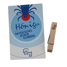 Tick Tweezers for Dogs and Cats - Handmade Wooden Tick Clip