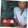 Healeved 4Pcs Heart Shaped Hand Exercise Balls for Elderly Durable