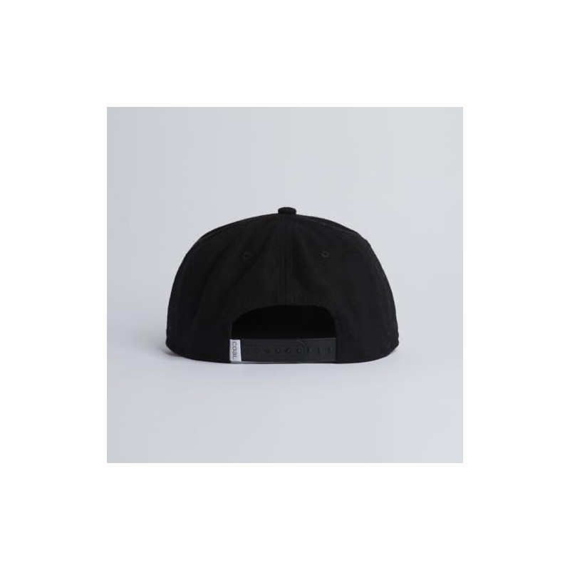 Coal Uniform Cap Hat, Black Flannel