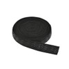 YANTAISIYU Black Elastic Band, 1 Inch x 6 Yard, Wavy-Shape