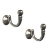 Ball End Curtain Holdbacks Hooks Gun Metal Ball End Curtain