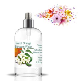 Neroli Water Flower Water Orange Blossom 500 ml Orange Blossom Water 100% Natural Ingredients Ideal for All Skin Types