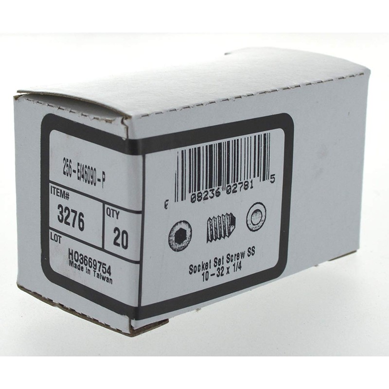 The Hillman Group 3276 10-32 x 1/4-Inch Stainless Socket Head