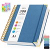Graph Paper Notebook, Spiral Grid Notebook 8.5" X 11", Hardcover