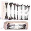 MAANGE 12PCS Brochas para Maquillaje de Doble Punta Profesional Premium,