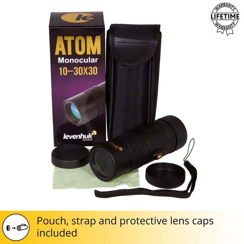 Levenhuk Atom 10–30x30 High Power Zoom Monocular