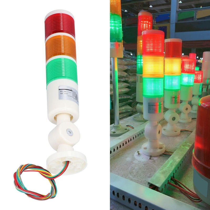 BERM Signal Tower Always Bright 3 Colour LED Light Foldable
