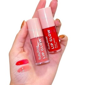 Rich Oil Stick Farmasi - Labial en Barra con Aceites Hidratantes | Color Alto Pigmento + Brillo HD Tipo Gloss | Click & Go - 6 Tonos Disponibles (RED 
