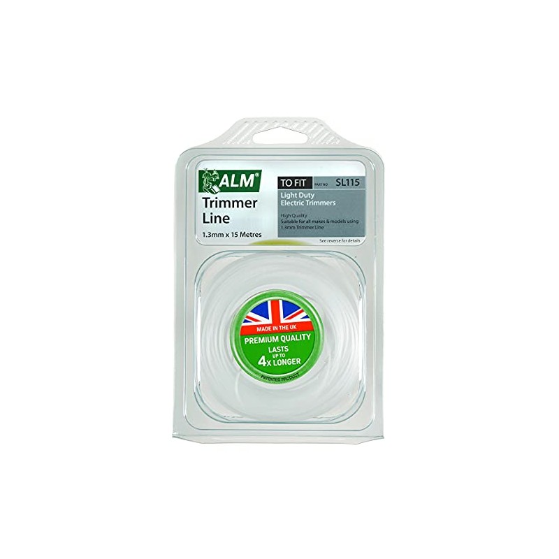 Alm Light Duty Electric Trimmer Line 1.3mm 15m SL115