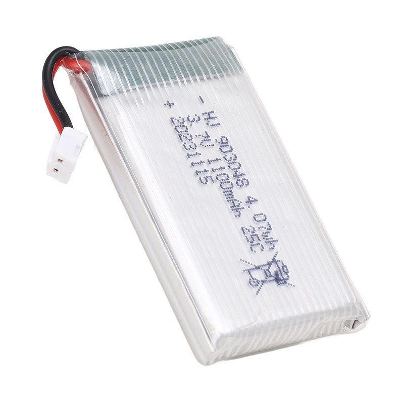 3.7V 1100mAh Battery With PH2.0 Connector Drone Flight Battery Li
