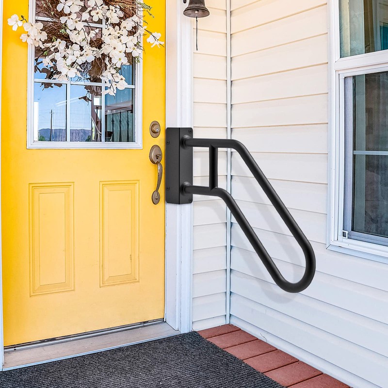 SELEWARE Heavy Duty Wall Mount Handrails for Indoor Outdoor 1-3