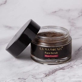 Face scrub with rose powder and Argan 100% Natural product from Morocco 50gr / Gommage pour visage