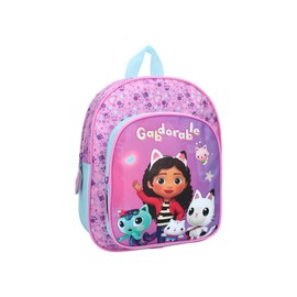 mybagstory Backpack for Girls Gabby and the Magic House - Children - School - Nursery - Nursery - School Bag Girls - Size 30 cm - Adjustable Straps - Gift Idea, Gabby Blue, Enfant, Gabby Blue