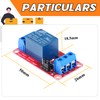 A-DIGISHUO 2pcs 12V 1 Channel Relay Module Relay Switch With