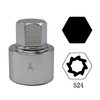 JEUCLEL 524 Wheel Locking Nut Key Compatible with VW VAG