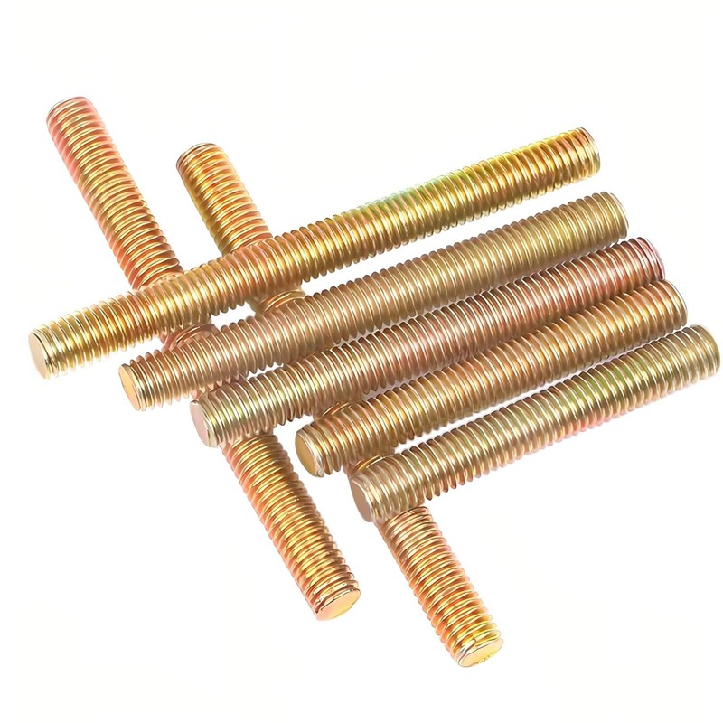 Qrity Pack of 10 Threaded Rods, M10 x 70 mm