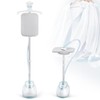 CGOLDENWALL 2-in-1 Standing Garment Steamer for Clothes with Flat &