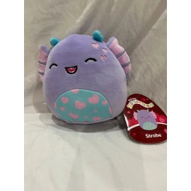 Squishmallows 5 inch Valentines Day 2025 Strobe the Sea Monster  Purple New